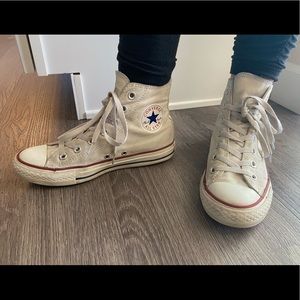 White high top converse
